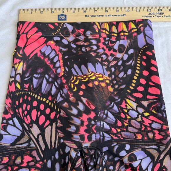 Yitty Mesh Me Smoothing High Waist Short Butterfly Wings Print Womens Medium - Picture 11 of 11